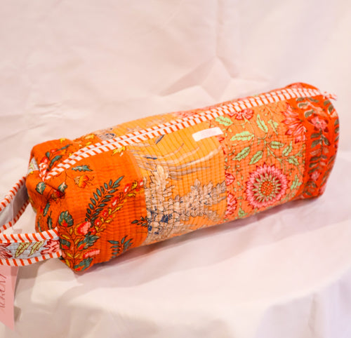 Quilted Hair-tool Bag- Sorbet Patchwork