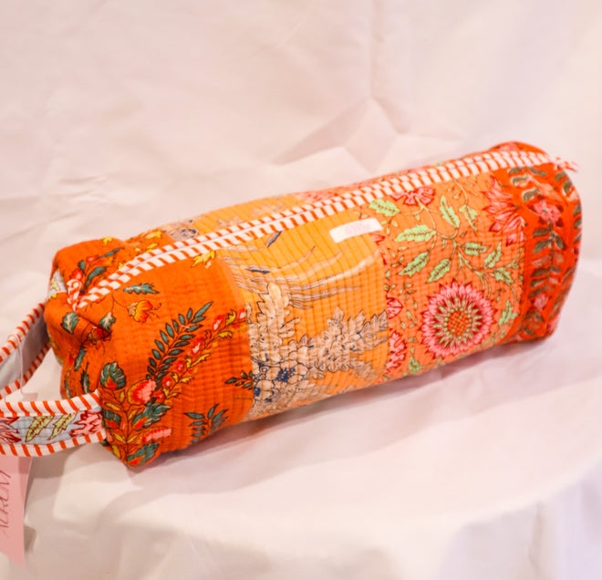 Quilted Hair-tool Bag- Sorbet Patchwork