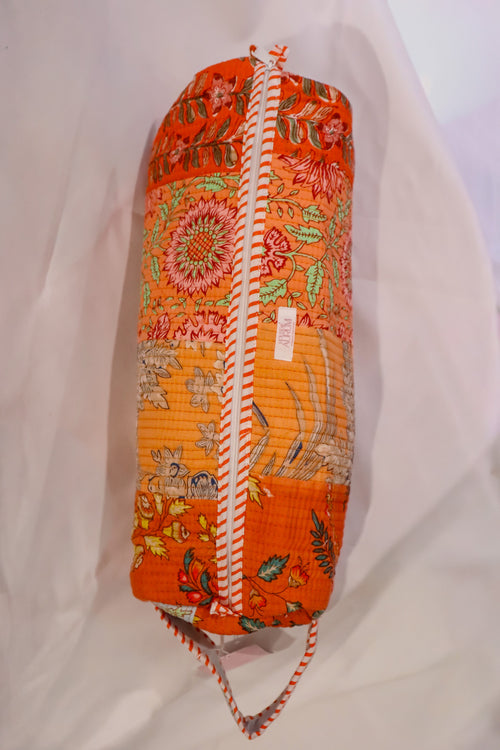 Quilted Hair-tool Bag- Sorbet Patchwork