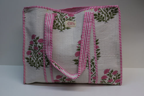 Cotton Quilted Tote