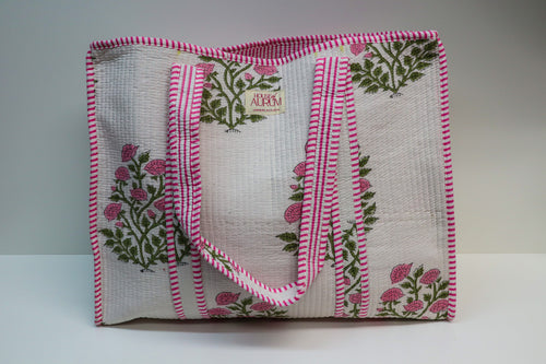 Cotton Quilted Tote