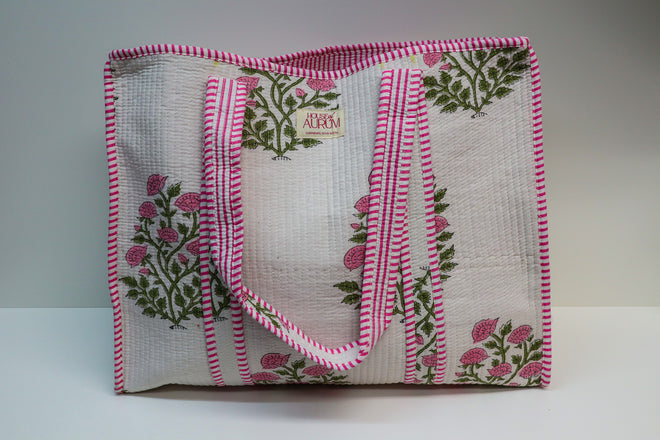 Cotton Quilted Tote