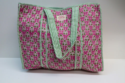 Cotton Quilted Tote