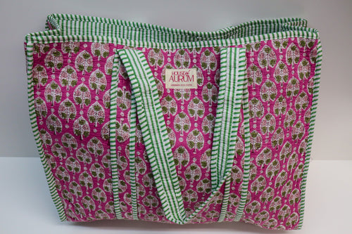 Cotton Quilted Tote
