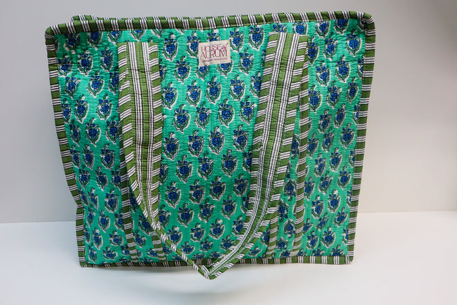 Cotton Quilted Tote
