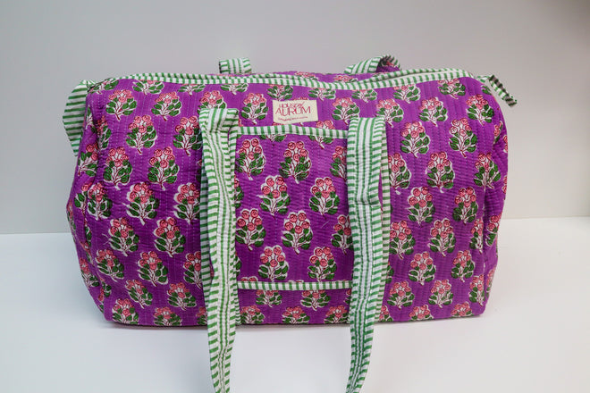 Quilted Medium Duffle