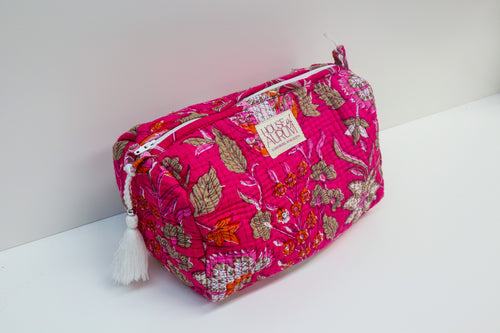 Quilted Cosmetic Case