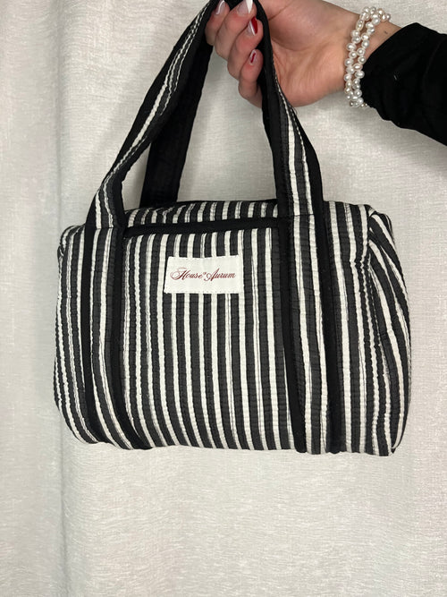 BLACK STRIPE PURSE