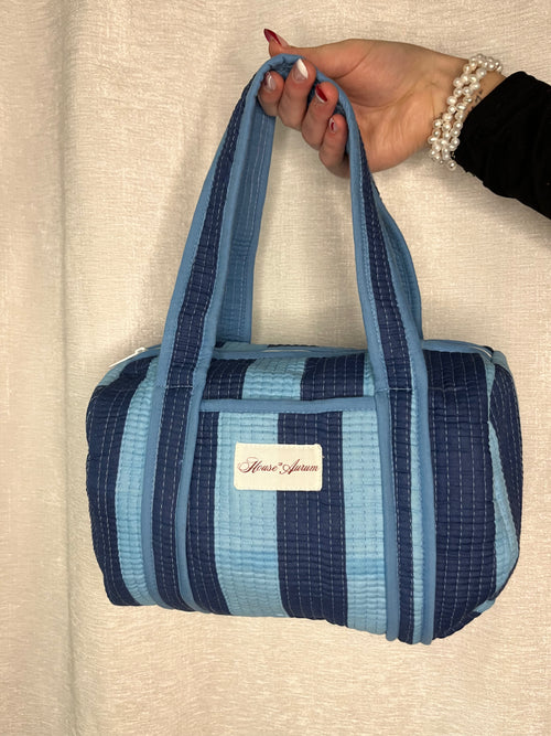 BLUE NAVY STRIPE PURSE