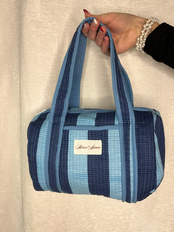 BLUE NAVY STRIPE PURSE