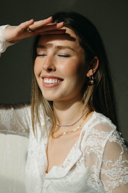 Wynona- Large Paperclip Necklace