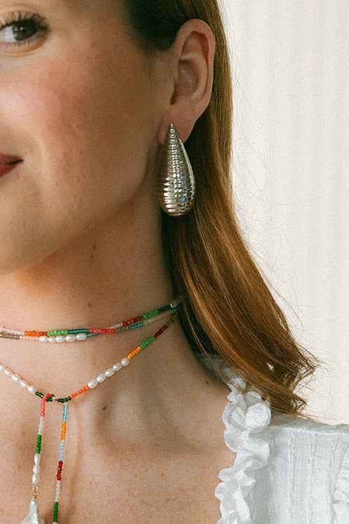 Hilary- Multi Gemstone Wrap Necklace