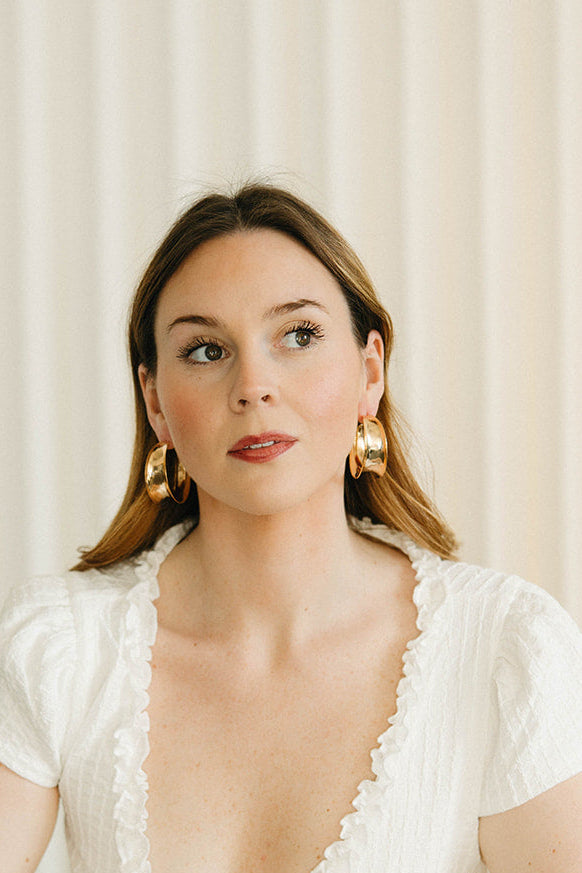 Raven- Inverted Chunky Hoops