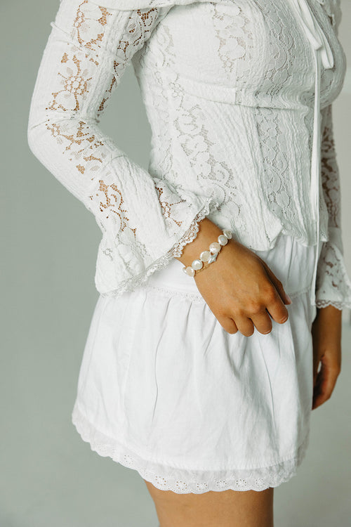 Anora- Coin Pearl Bracelet