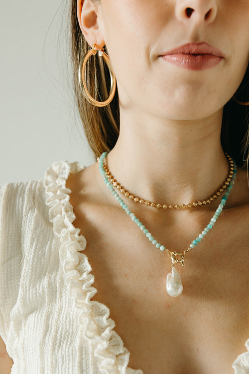 Robyn- Round Faceted Bead Chain