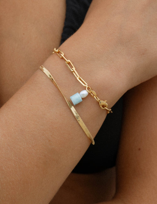 Zia- Large Paperclip Chain Bracelet