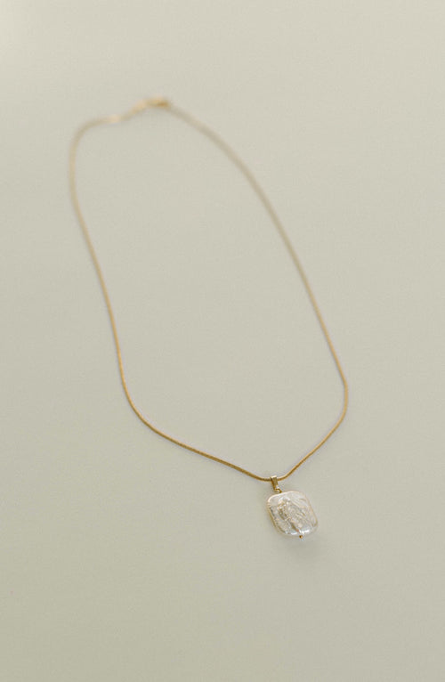 Tauris- Sqaure Drop Necklace